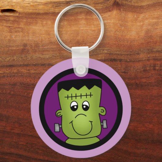 Halloween Frankie Tshirts und Geschenke Schlüsselanhänger (Vorderseite)