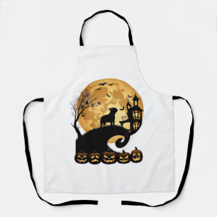 Halloween Französische Bulldogge Mond Gruselige Kü Schürze