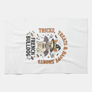 Halloween Französische Bulldogge Trickster Geschirrtuch