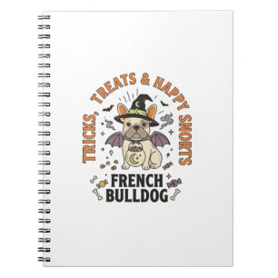Halloween Französische Bulldogge Trickster Notizblock