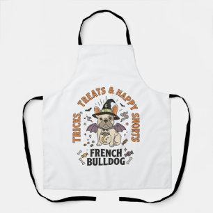 Halloween Französische Bulldogge Trickster Schürze