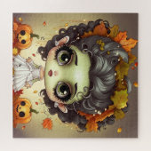 Halloween Frau Frankenstein Puzzle (Horizontal)
