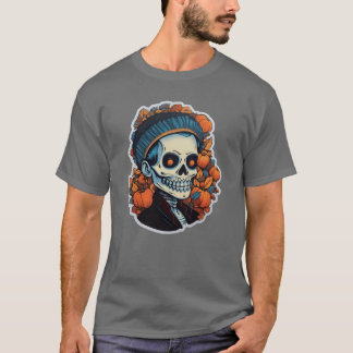 Halloween-Frau und Pumpkins T-Shirt