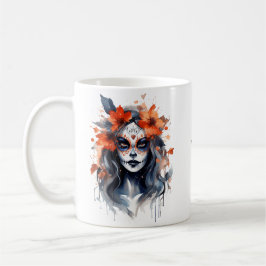 Halloween Frauenhimmel, Aquarellfarben-Tasse Kaffeetasse