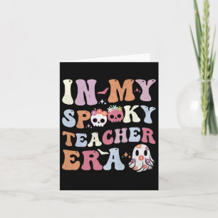 Halloween-Frauenspass in meiner Spooky Teacher Ära Karte