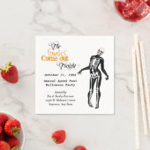 Halloween Freak Zombie Skeleton Custom Serviette (Beispiel)