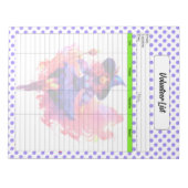 Halloween-Freiwilligenliste Notizblock (Vorderseite)