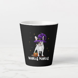 Halloween French Bulldog Hexe Honkus Ponkus Milchtasse
