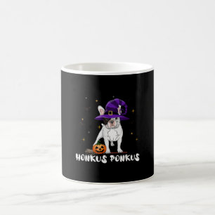 Halloween French Bulldog Hexe Honkus Ponkus Verwandlungstasse