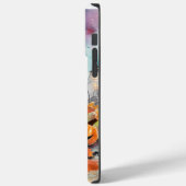 Halloween French Bulldog mit Pumpkins Beängstigend Case-Mate iPhone Hülle (Rückseite / Links)