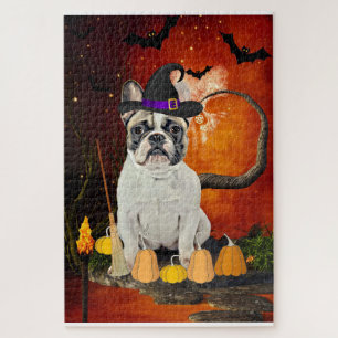 Halloween French Bulldog Puzzle