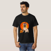 Halloween French Bulldog Trick oder Treat Pumpkin T-Shirt (Vorne ganz)