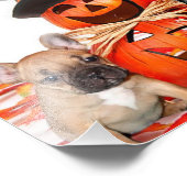 Halloween French Bulldogs Fotodruck (Ecke)