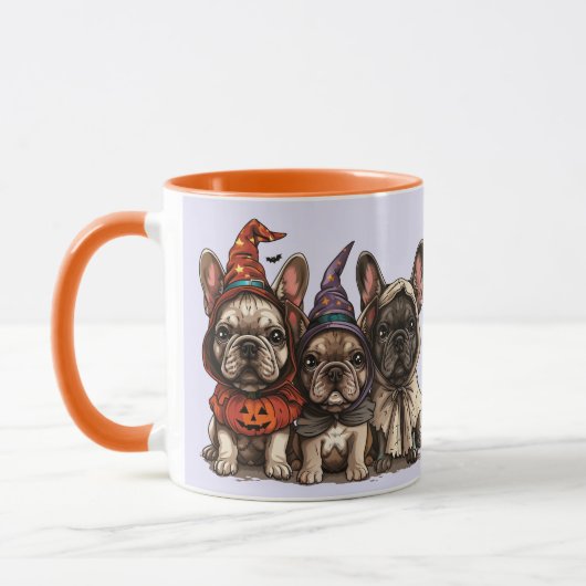 Halloween French Bulldogs Tasse (Links)