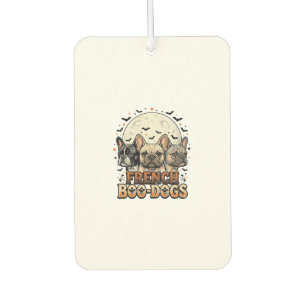 Halloween Frenchie Boo Hunde Lustig Vintage_1 Autolufterfrischer