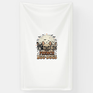 Halloween Frenchie Boo Hunde Lustig Vintage_1 Banner