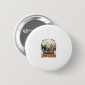 Halloween Frenchie Boo Hunde Lustig Vintage_1 Button (Vorne & Hinten)