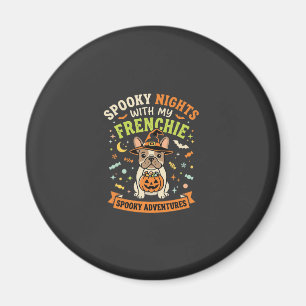 Halloween Frenchie Nachtbegleiter Magnet