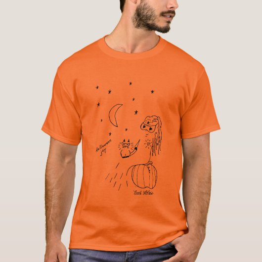 Halloween-Freude-Shirt T-Shirt (Vorderseite)