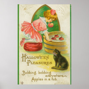 Halloween-Freuden, Vintage Poster