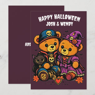 Halloween-Freunde bereit zu gehen Karte
