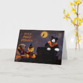 Halloween-Freunde II Karte (Gelbe Blume)