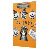 Halloween-Freunde Klemmbrett (Links)