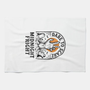 Halloween-Friedhof-Hand Vintage-Grusel-Shirt_1 Geschirrtuch