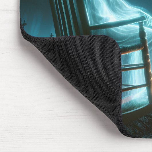 Halloween-Friedhof mit dem Geist Mousepad (Ecke)