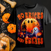 Halloween Friedhof mit niedlichem, fröhlich lächel T-Shirt