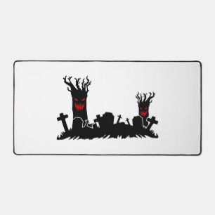 Halloween-Friedhof Schreibtischunterlage