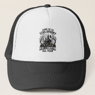 Halloween-Friedhof-Shirt für Fans der spooky Seaso Truckerkappe