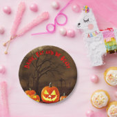 Halloween Friedhof trinken Essen und Beängstigend Pappteller (Party)