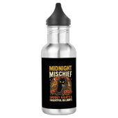 Halloween-Friedhofs-Schabernack Edelstahlflasche (Links)
