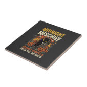 Halloween-Friedhofs-Schabernack Fliese (Seite)
