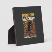 Halloween-Friedhofs-Schabernack Fotoplatte (Vorderseite)