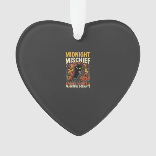 Halloween-Friedhofs-Schabernack Ornament (Vorderseite)