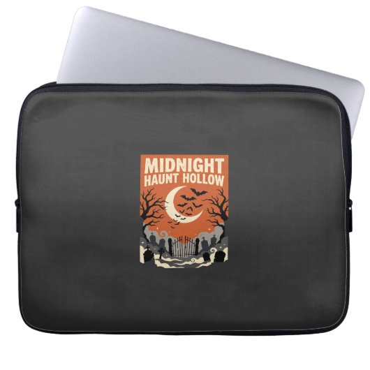 Halloween-Friedhofs-Schreck Laptopschutzhülle (Vorderseite)