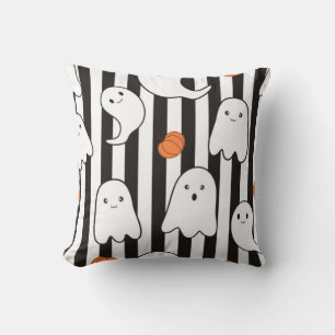 Halloween Friendly Ghost und Kürbismuster Kissen