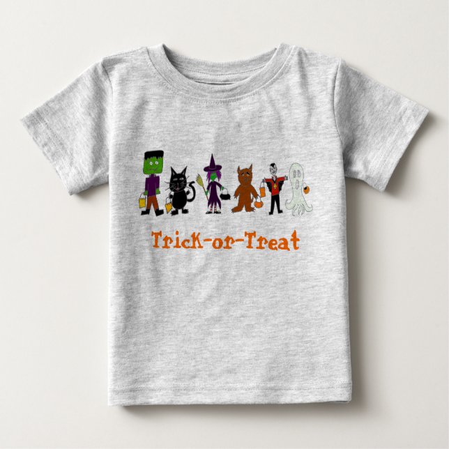Halloween Friends Baby T-shirt (Vorderseite)