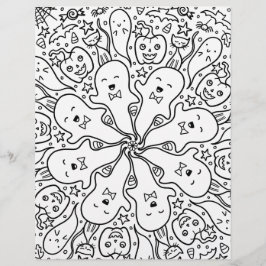Halloween Friends Coloring Page