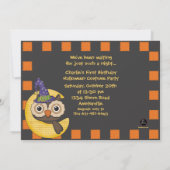 Halloween Friends - Foto Einladung (Rückseite)