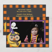 Halloween Friends - Foto Einladung (Vorne/Hinten)