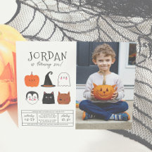 Halloween Friends Modern Boy Birthday Foto