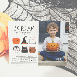 Halloween Friends Modern Boy Birthday Foto