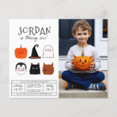 Halloween Friends Modern Boy Birthday Foto (Vorderseite)