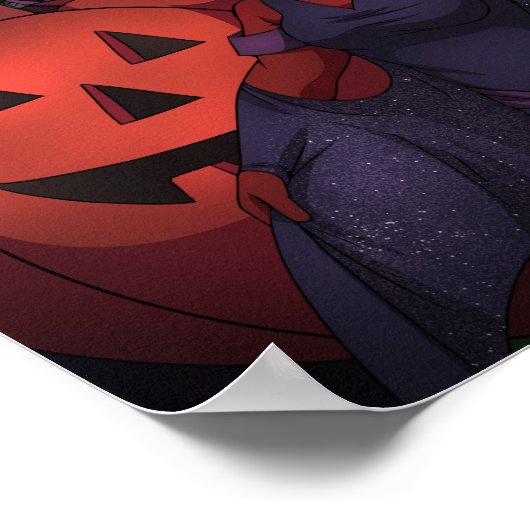 Halloween Friends Poster (Ecke)