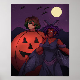Halloween Friends Poster