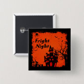 Halloween Fright Night Button (Vorne & Hinten)