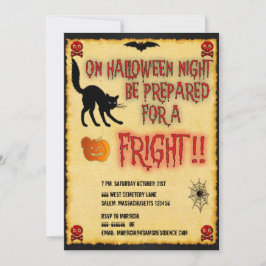 Halloween Fright Night Einladung